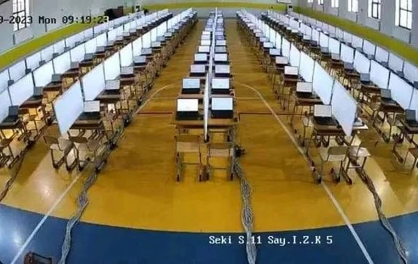 Şəkidə müəllimlərin imtahanından öncə problem yarandı - FOTO