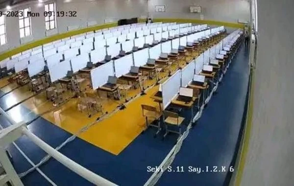 Şəkidə müəllimlərin imtahanından öncə problem yarandı - FOTO