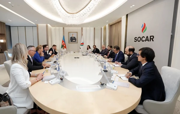 SOCAR-ın prezidenti “PKN Orlen” şirkətinin İdarə Heyətinin sədri ilə görüşdü - FOTO