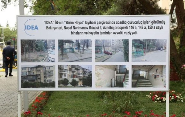 Bakıda abadlaşdırılan növbəti həyət sakinlərin istifadəsinə verilib - FOTO