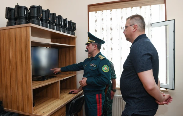 Latviya Dövlət Sərhəd Mühafizəsinin rəisi ölkəmizdə rəsmi səfərdə olub - FOTO
