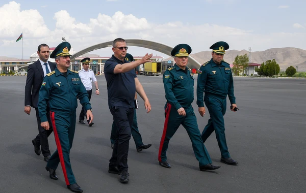Latviya Dövlət Sərhəd Mühafizəsinin rəisi ölkəmizdə rəsmi səfərdə olub - FOTO