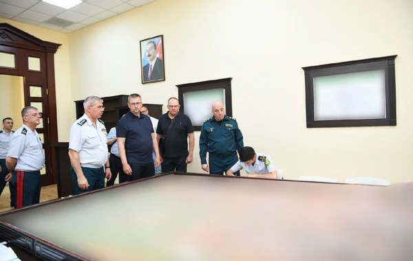 Latviya Dövlət Sərhəd Mühafizəsinin rəisi ölkəmizdə rəsmi səfərdə olub - FOTO