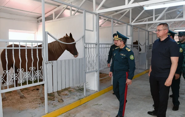 Latviya Dövlət Sərhəd Mühafizəsinin rəisi ölkəmizdə rəsmi səfərdə olub - FOTO