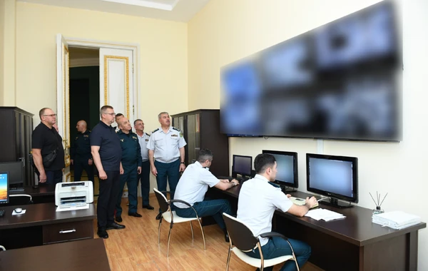 Latviya Dövlət Sərhəd Mühafizəsinin rəisi ölkəmizdə rəsmi səfərdə olub - FOTO