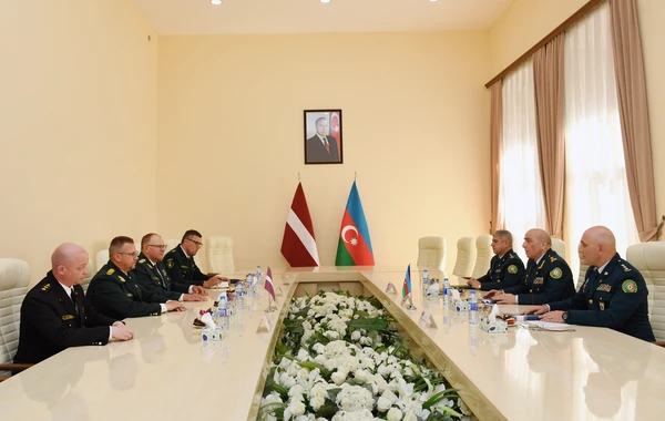 Latviya Dövlət Sərhəd Mühafizəsinin rəisi ölkəmizdə rəsmi səfərdə olub - FOTO