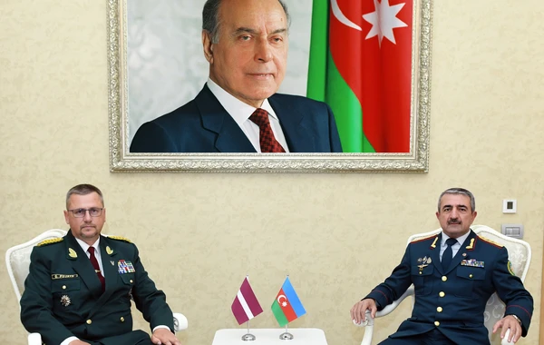 Latviya Dövlət Sərhəd Mühafizəsinin rəisi ölkəmizdə rəsmi səfərdə olub - FOTO