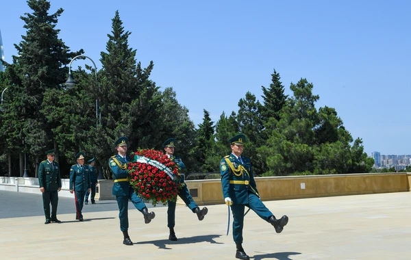 Latviya Dövlət Sərhəd Mühafizəsinin rəisi ölkəmizdə rəsmi səfərdə olub - FOTO