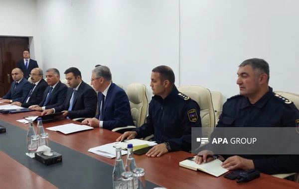Комиссия по Сеюдлю провела заседание в ИВ Гедабейского района - ФОТО