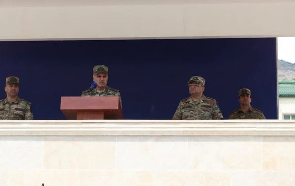 Hərbi prokuror işğaldan azad olunmuş ərazilərdə hərbçilərlə görüşüb - FOTO