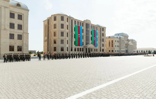DİN-in Daxili Qoşunlarının Ali Hərbi Məktəbində növbəti buraxılış olub - FOTO/VİDEO