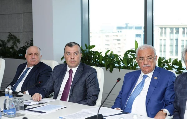 Sosial və İqtisadi məsələlər üzrə Üçtərəfli Komissiyanın növbəti iclası keçirilib - FOTO