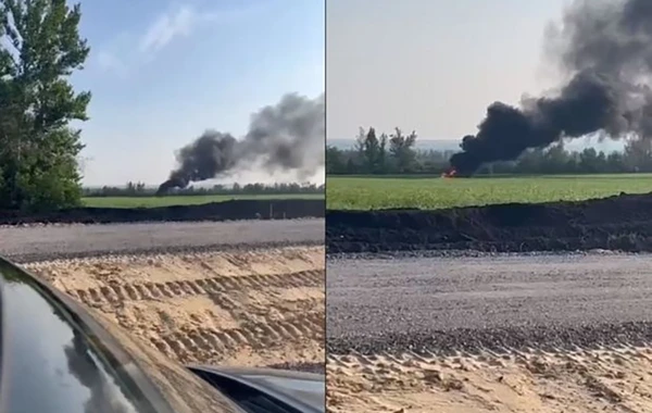 “Vaqner”in vurduğu Rusiya helikopterinin görüntüləri - YENİLƏNİB + VİDEO