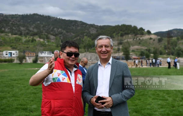 Xarici diplomatlar Laçın bulvarında olublar - FOTO