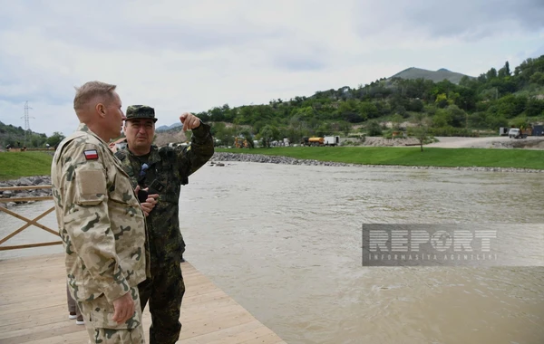 Xarici diplomatlar Laçın bulvarında olublar - FOTO