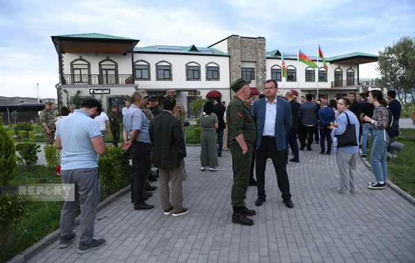 Xarici diplomatlar Ağalı kəndində olublar - FOTO