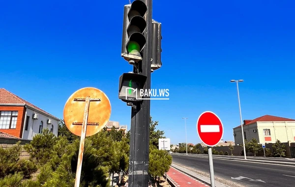 Bakıda yeni çəkilmiş velosiped yolunda "SÜRPRİZ" - VİDEO