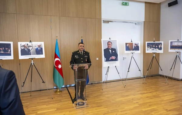 NATO-nun mənzil-qərargahında Azərbaycanın Silahlı Qüvvələr Günü qeyd edilib - FOTO