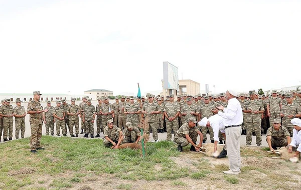 Azərbaycan Ordusunda Qurban bayramı münasibətilə tədbirlər keçirilib - FOTO