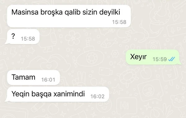 Bəzi taksi sürücülərindən xanım sərnişinlərə qeyri-etik və ya aidiyyatsız MESAJLAR - FOTO