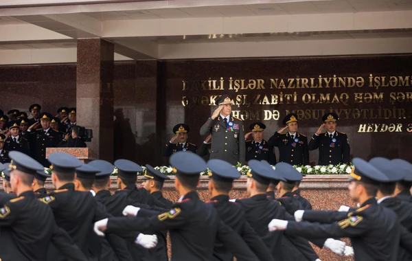 DİN-də “Polis Günü”nə həsr olunmuş təntənəli mərasim keçirilib - FOTO/VİDEO