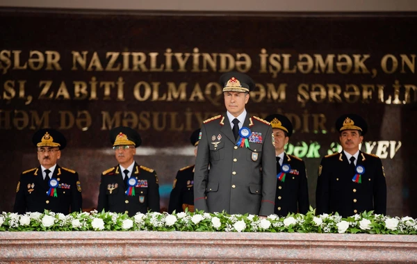 DİN-də “Polis Günü”nə həsr olunmuş təntənəli mərasim keçirilib - FOTO/VİDEO