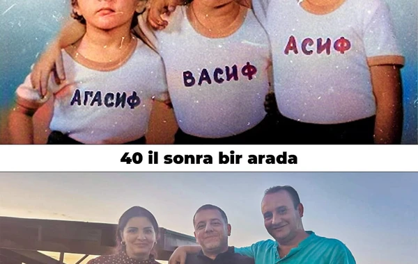 "Asif, Vasif, Ağasif" 40 il sonra bir arada - FOTO