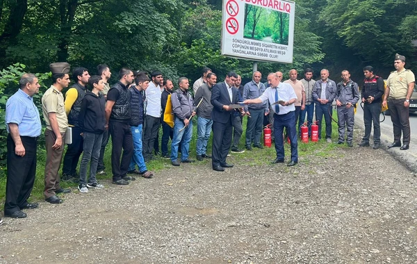 Dövlət Xidməti yanğın təhlükəsizliyinə dair silsilə tədbirlər keçirib - FOTO