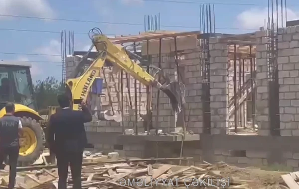 Fövqəladə Hallar Nazirliyi tərəfindən qanunsuz tikintilərin qarşısı alınıb - VİDEO