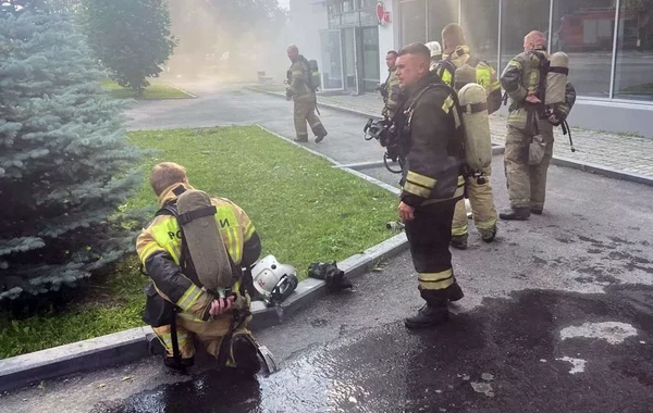 Rusiyada Kardiologiya İnstitunda yanğın olub - 285 nəfər təxliyə edildi - FOTO