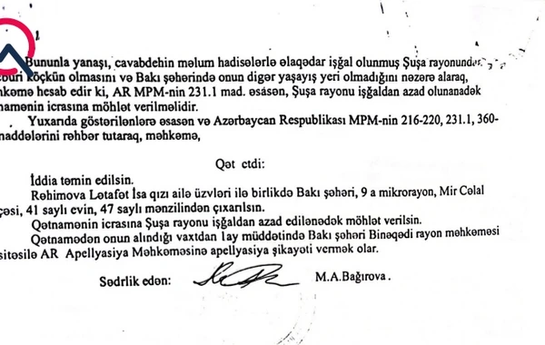Əməkdar artistin anasının yaşadığı evlə bağlı qalmaqal - “Zəbt etmək fikrimiz olsaydı...”