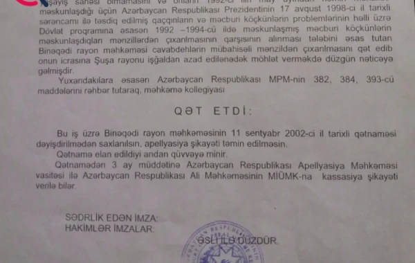 Əməkdar artistin anasının yaşadığı evlə bağlı qalmaqal - “Zəbt etmək fikrimiz olsaydı...”