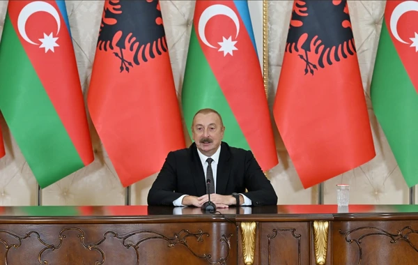 Президенты Азербайджана и Албании выступили с заявлениями для прессы - ОБНОВЛЕНО + ФОТО