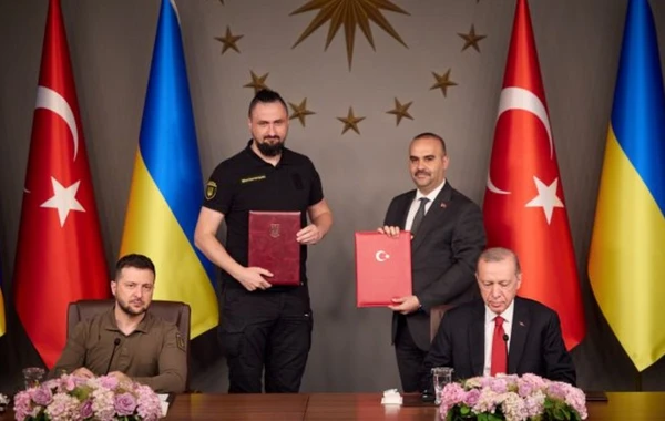 Türkiyə ilə Ukrayna arasında hərbi və sənaye sahəsində Anlaşma Memorandumu imzalanıb