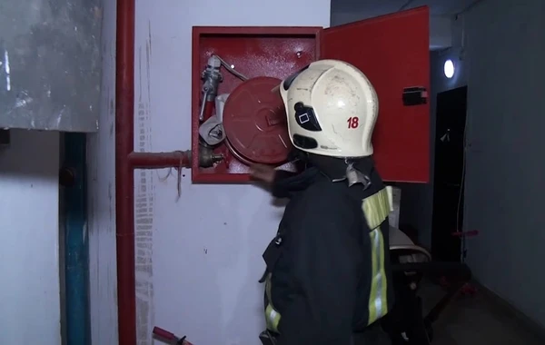 Fövqəladə Hallar Nazirliyi növbəti şərti yanğın təlimi keçirib - FOTO/VİDEO