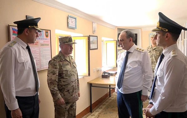 Baş prokuror Naxçıvanda hərbi qulluqçularla görüşüb - FOTO/VİDEO