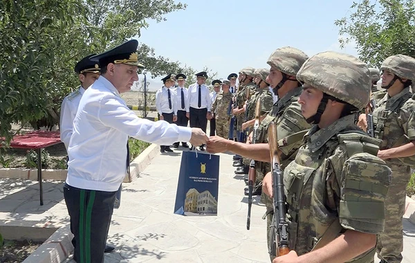 Baş prokuror Naxçıvanda hərbi qulluqçularla görüşüb - FOTO/VİDEO