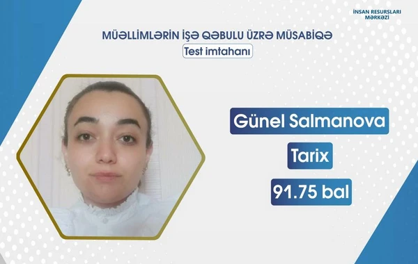 Bu gün MİQ üzrə ən yüksək nəticə toplayan müəllimlərin adları AÇIQLANDI - FOTO
