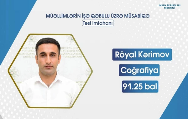 Объявлены имена кандидатов, набравших наивысшие баллы на экзамене по приему на работу учителей - ФОТО