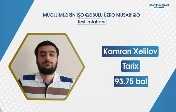 Объявлены имена кандидатов, набравших наивысшие баллы на экзамене по приему на работу учителей - ФОТО