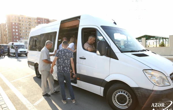 Bu gün daha 23 ailə Laçın şəhərinə yola salınıb - FOTO