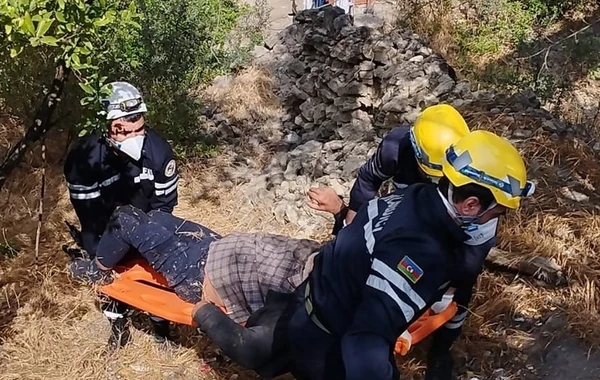 Bakıda 53 yaşlı kişi hündürlükdən yıxılaraq köməksiz vəziyyətdə qalıb - FOTO\VİDEO