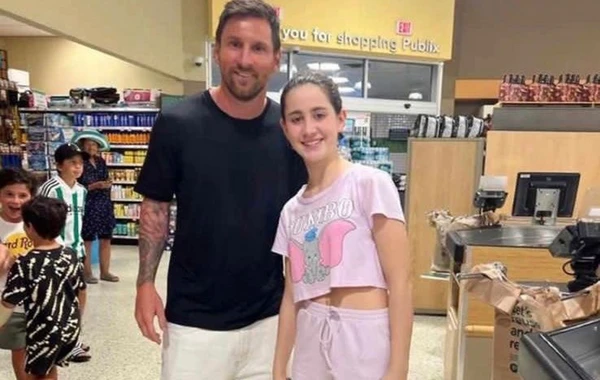 Messi Mayamidə supermarketdə görüntüləndi - FOTO