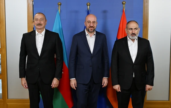 Brüsseldə Azərbaycan, Aİ Şurası və Ermənistan liderləri arasında görüş başa çatıb - YENİLƏNİB - FOTO