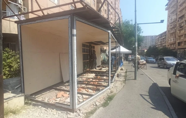 Bakı, Gəncə və Yardımlıda qanunsuz tikililər sökülüb - FOTO/VİDEO
