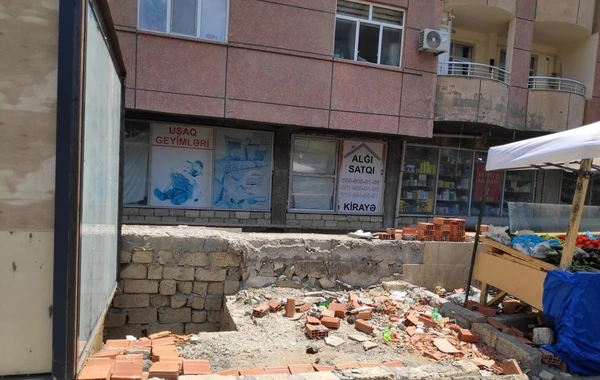 Bakı, Gəncə və Yardımlıda qanunsuz tikililər sökülüb - FOTO/VİDEO