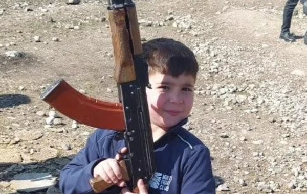 Ermənilərin öz uşaqlarını müharibəyə hazırladıqlarını əks etdirən görüntülər yayıldı - FOTO/VİDEO
