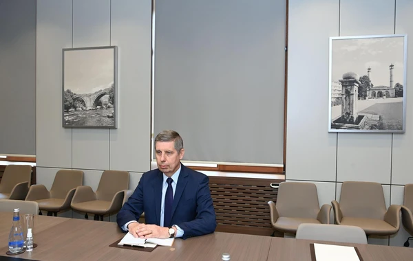 Ceyhun Bayramov Rusiyanın Azərbaycana yeni təyin olunmuş səfirini qəbul edib - FOTO