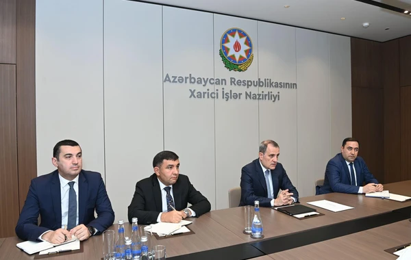 Ceyhun Bayramov Rusiyanın Azərbaycana yeni təyin olunmuş səfirini qəbul edib - FOTO