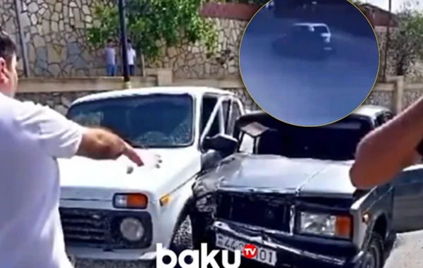 Şamaxıda qayda pozan “Niva” qəza törətdi - YENİLƏNİB + ANBAAN VİDEO